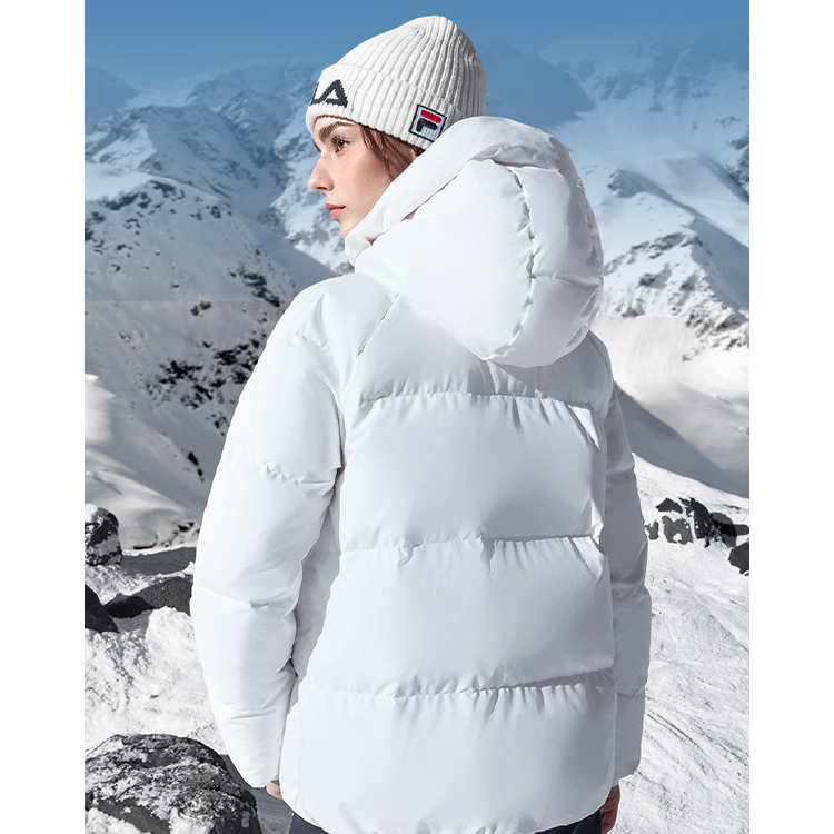 Purchase (Women) FILA  Fitness Warm Puffer Down Jacket with Hood - Jade White A11W341907F-WT