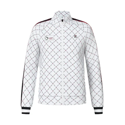 (Women) FILA Full Print Letter Pattern Tennis Knit Jacket. A11W343508F-ZA