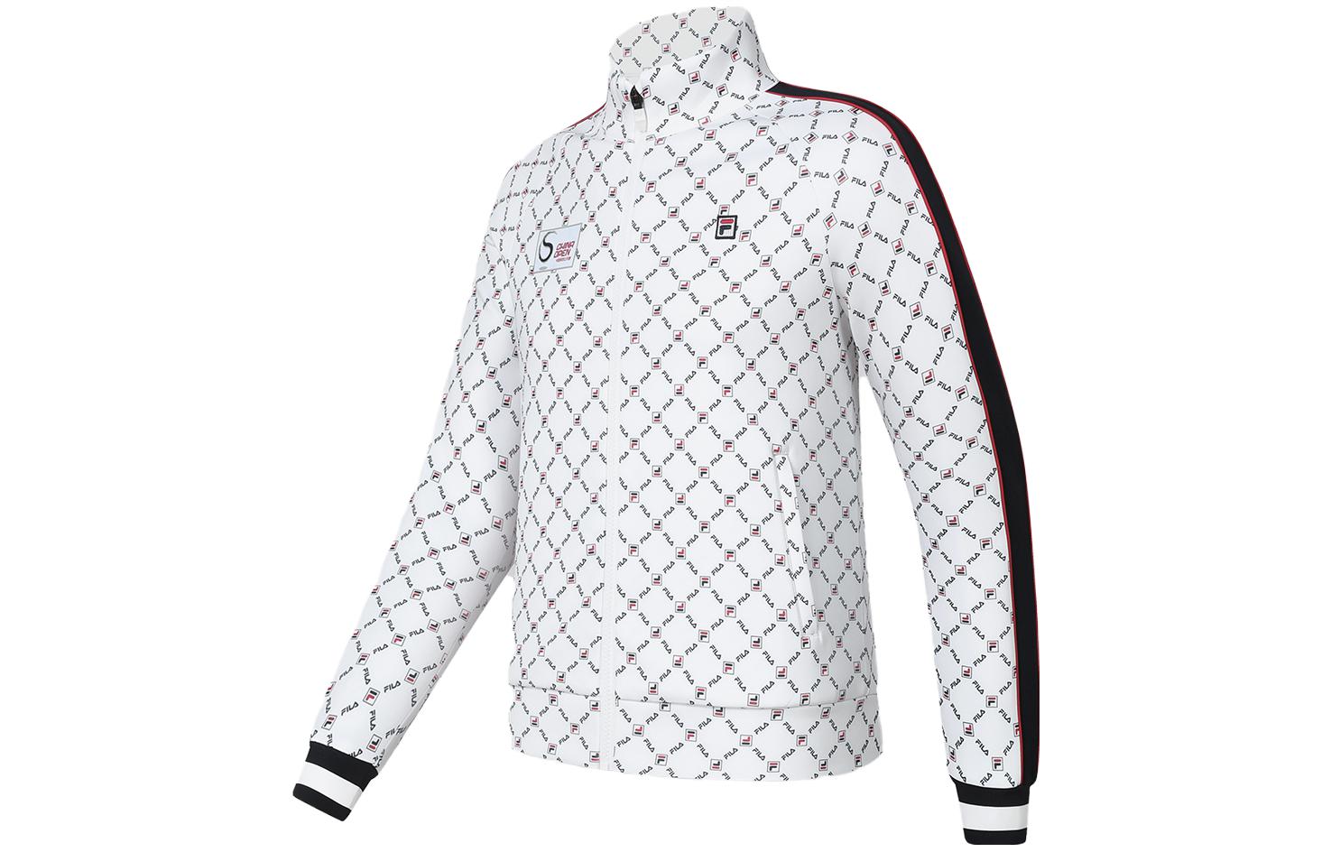 (Women) FILA  Full Print Letter Pattern Tennis Knit Jacket. A11W343508F-ZA 圖 4