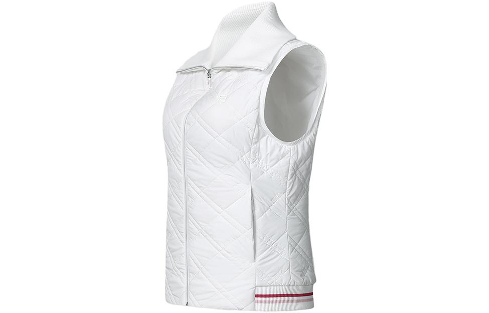Shop (W) FILA Koleksi Golf Solid Polo Cotton Vest - Putih Giok. A11W415901F-WT