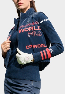 (Women) FILA Golf Down Vest with Letter Print and Full Pattern Design. A11W315709F-ZA Purchase (Women) FILA Golf Down Vest with Letter Print and Full Pattern Design. A11W315709F-ZA