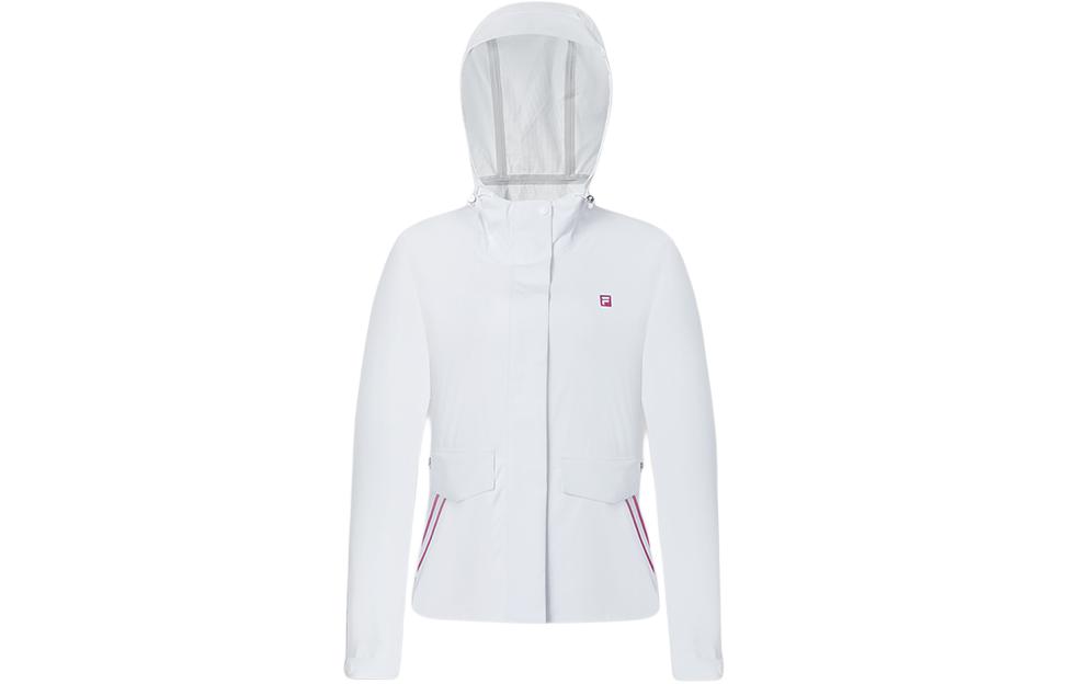 Order (W) FILA Jaket Hoodie Seri Golf Woven Solid - Jade White. A11W415710F-WT