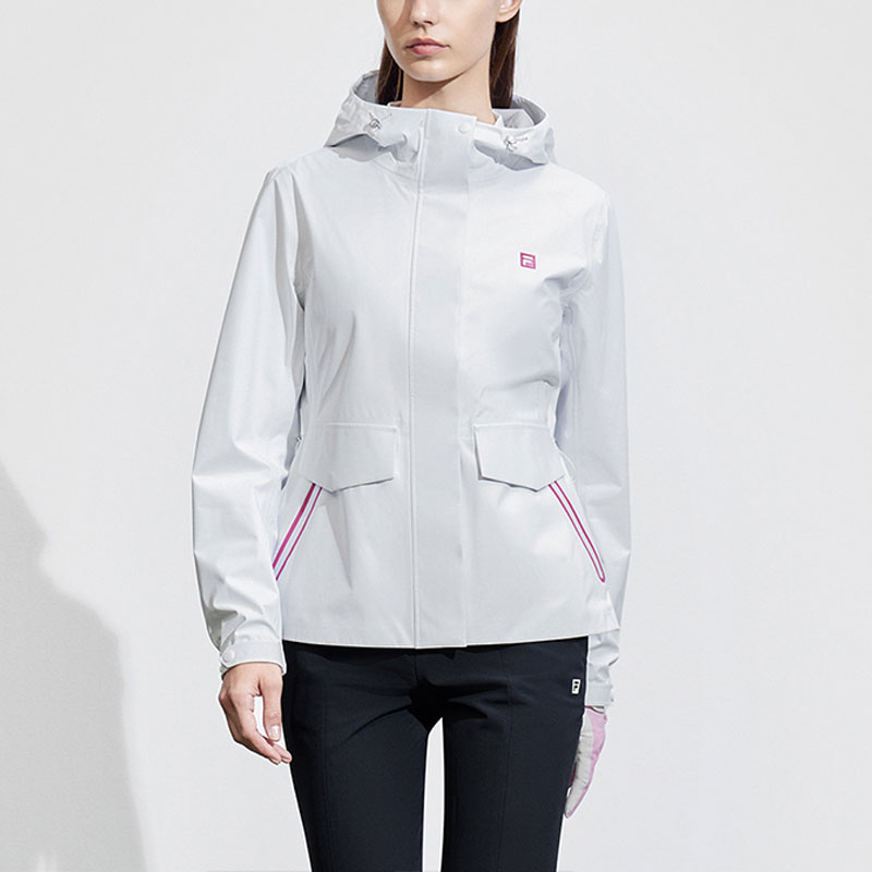 Purchase (W) FILA Jaket Hoodie Seri Golf Woven Solid - Jade White. A11W415710F-WT