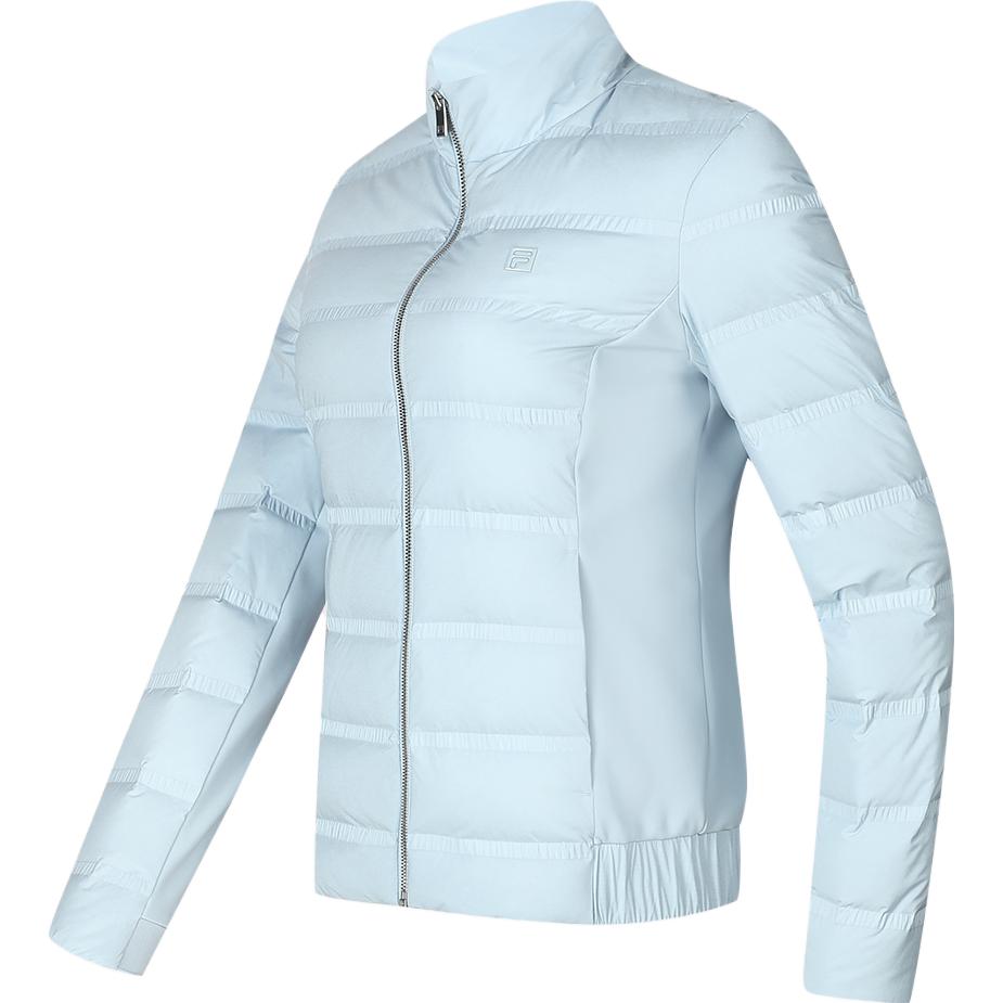 (Women) FILA  Light Blue Quilted Goose Down Jacket - Lightweight, Windproof & Warm. A11W345903F-LB