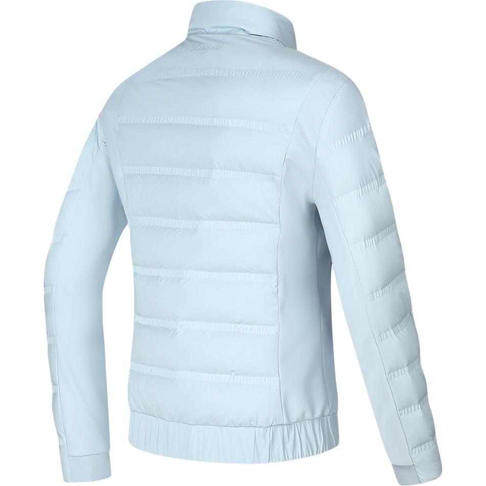 Lookbook (W) FILA Jaket Bulu Angsa Quilted Biru Muda - Ringan, Tahan Angin & Hangat. A11W345903F-LB