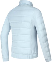 (W) 휠라 연한 하늘색 퀼팅 구스다운 자켓 - 경량, 방풍, 보온. A11W345903F-LB Lookbook (W) 휠라 연한 하늘색 퀼팅 구스다운 자켓 - 경량, 방풍, 보온. A11W345903F-LB