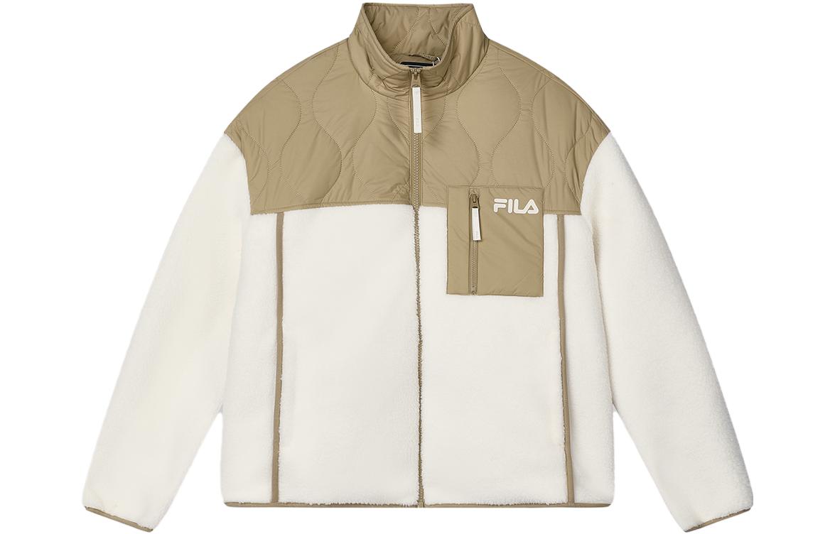 (Women) FILA  Lightweight Quilted Down Jacket - Colorblock Khaki Casual Outdoor F11W349912F-LK