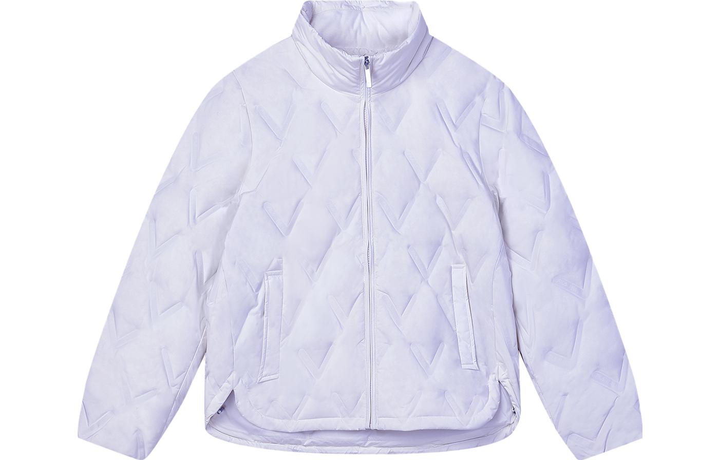 (Women) FILA  Lightweight Quilted Down Jacket Purple Casual Relaxed Fit. F11W344927F-PU