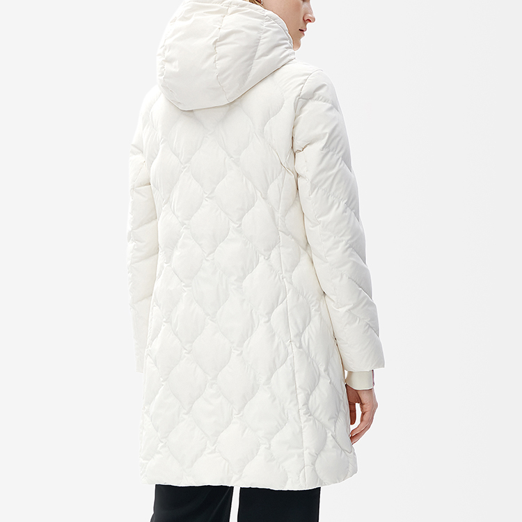 (Women) FILA  Logo Down Jacket in Steam White. F11W241907F-IV 圖 7