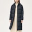 Shop (Women) FILA Long Down Jacket Black Winter Warm Casual Hooded Coat. F11W147905F-BK