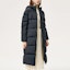 Details for (Women) FILA Long Down Jacket Black Winter Warm Casual Hooded Coat. F11W147905F-BK