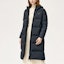 Sizing (Women) FILA Long Down Jacket Black Winter Warm Casual Hooded Coat. F11W147905F-BK