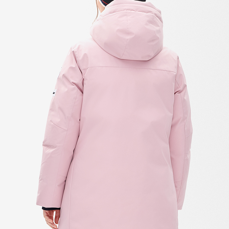 (Women) FILA  Long Down Jacket Pink - Embroidered Logo, Windproof & Insulated. A11W246910F-PK 圖 6
