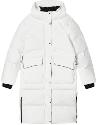 (W) Abrigo Largo FILA Blanco Liso con Capucha Casual y Cálido. F11W344912F-WT Order (W) Abrigo Largo FILA Blanco Liso con Capucha Casual y Cálido. F11W344912F-WT