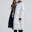 Shop (W) Abrigo Largo FILA Blanco Liso con Capucha Casual y Cálido. F11W344912F-WT