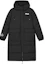 Order (W) FILA 黑色長版連帽羽絨外套附標誌印刷. F61W349906A-BK