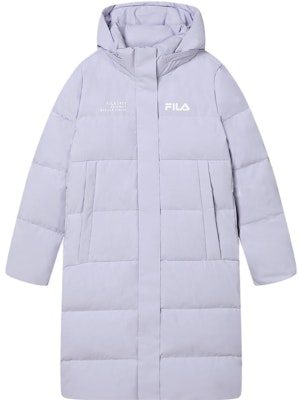 (Women) FILA Long Hooded Lavender Down Coat - Waterproof, Windproof & Warm. F11W349910F-PU Buy (Women) FILA Long Hooded Lavender Down Coat - Waterproof, Windproof & Warm. F11W349910F-PU