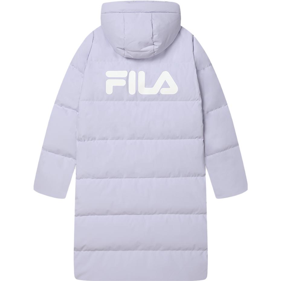 Lookbook (Women) FILA  Long Hooded Lavender Down Coat - Waterproof, Windproof & Warm. F11W349910F-PU
