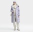 Sizing (Women) FILA Long Hooded Lavender Down Coat - Waterproof, Windproof & Warm. F11W349910F-PU