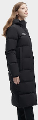 (Women) FILA Long Hooded Overcoat Black - Waterproof, Windproof, Insulated Down Jacket. F11W349910F-BK Purchase (Women) FILA Long Hooded Overcoat Black - Waterproof, Windproof, Insulated Down Jacket. F11W349910F-BK