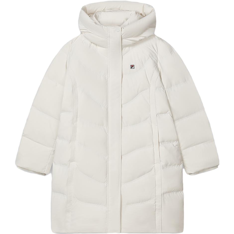 (Women) FILA  Mid-Length Down Jacket in Steam White. F11W341910F-IV 圖 2