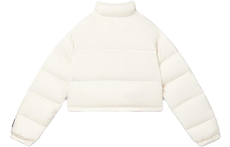 Lookbook (Women) FILA  Off-White Puffer Jacket with Logo, Zip-Up, Windproof and Warm. F51W349901FIV