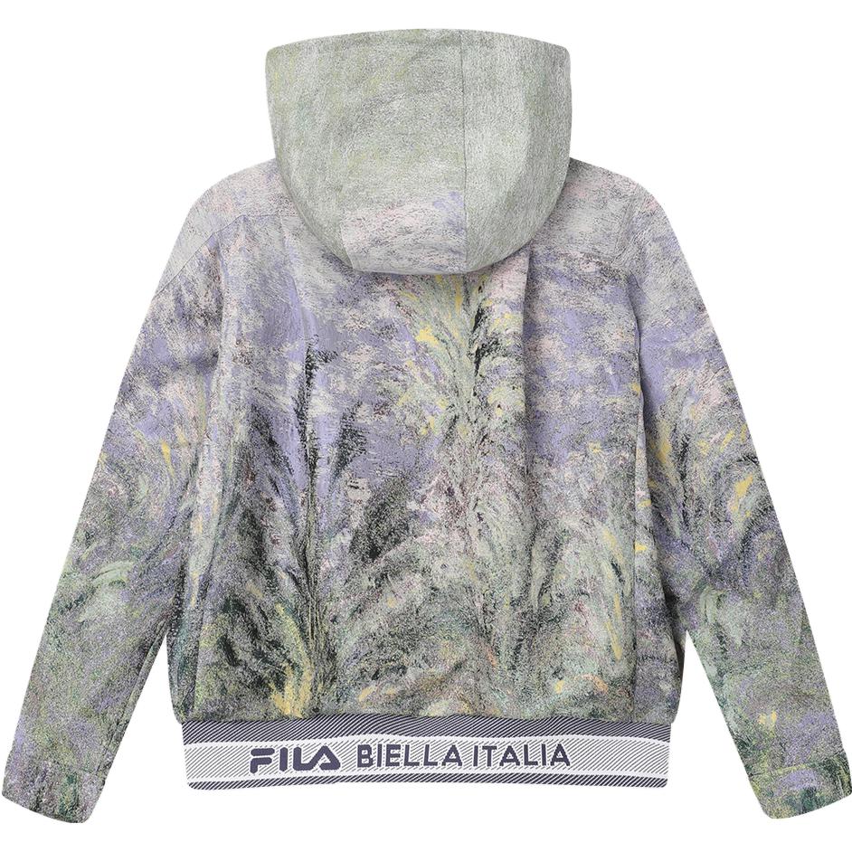 (Women) FILA  Printed Knitted Hoodie Cardigan Full Print. F11W348701F-ZA 圖 3