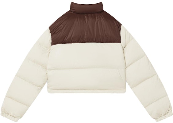 (Women) FILA Short Stand Collar Colorblock Puffer Jacket - Wheat Beige. F51W349902F-BG Lookbook (Women) FILA Short Stand Collar Colorblock Puffer Jacket - Wheat Beige. F51W349902F-BG