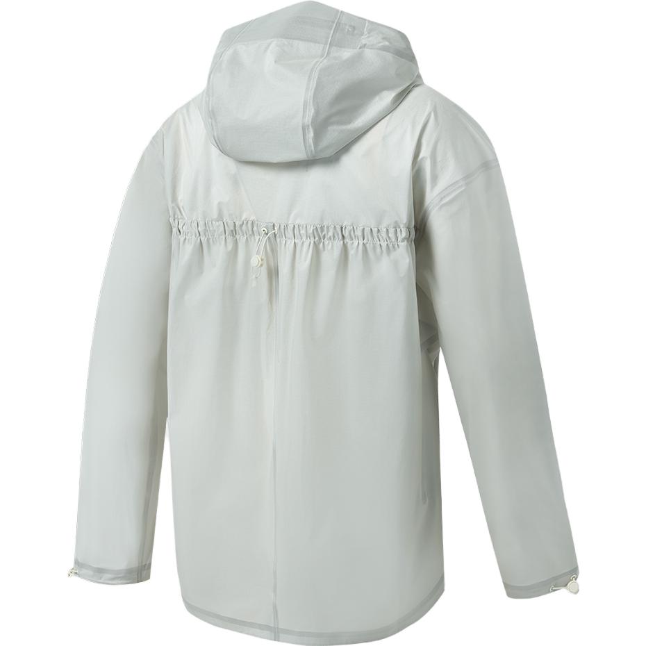 Lookbook (Women) FILA  Solid Color Outdoor Windproof Hooded Jacket Asparagus White. A11W327705F-IV