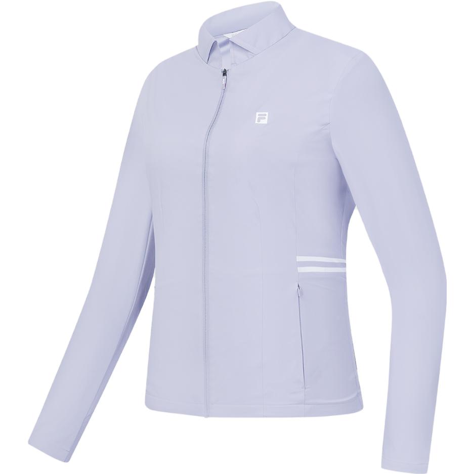 (Women) FILA  Solid Color Polo Sports Jacket Purple. A11W345701F-PU 圖 2