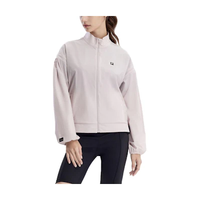 (Women) FILA Solid Color Woven Sports Jacket - Ice Purple. A11W327707F-PU