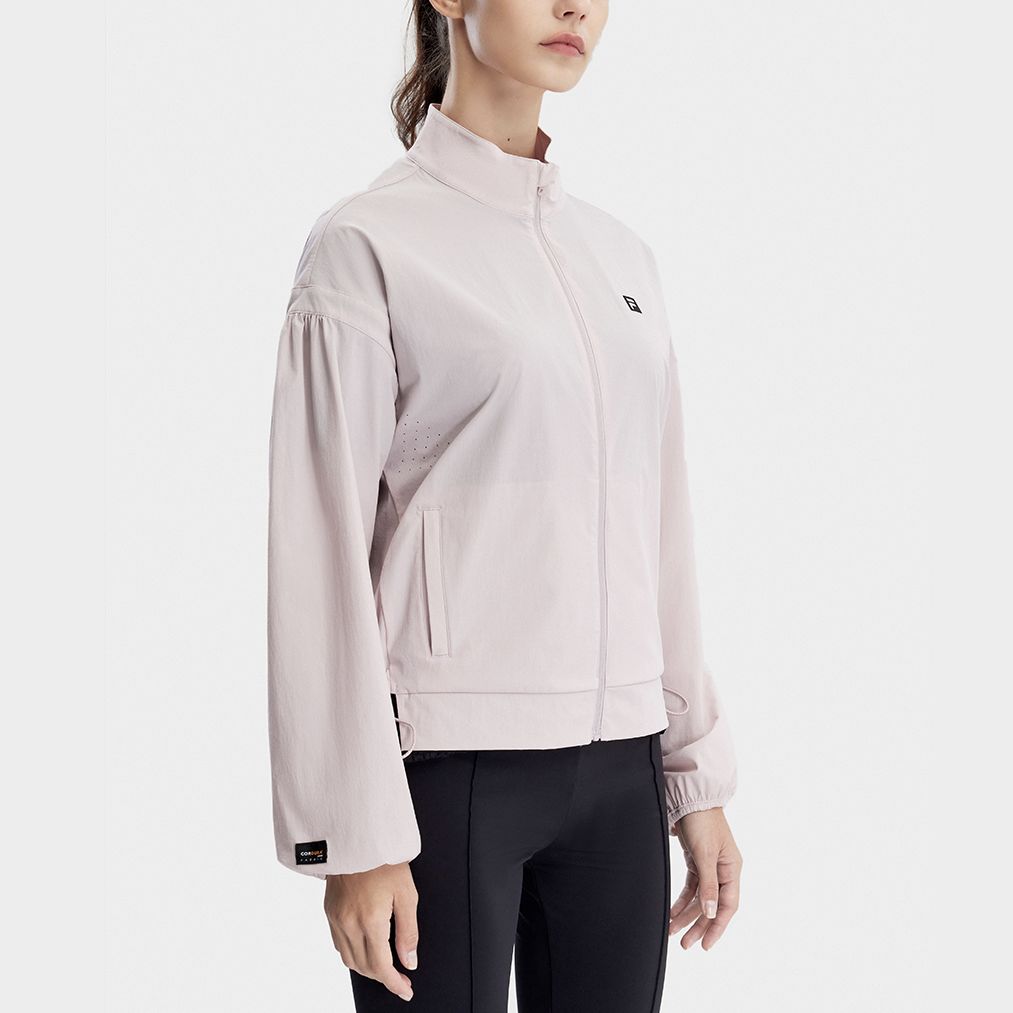 Shop (W) FILA ソリッドカラースポーツジャケット アイスパープル. A11W327707F-PU