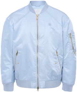 (W) FILA Jaket Kerah Tinggi Resleting Warna Solid - Haze Blue. F11W415902F-BU Order (W) FILA Jaket Kerah Tinggi Resleting Warna Solid - Haze Blue. F11W415902F-BU