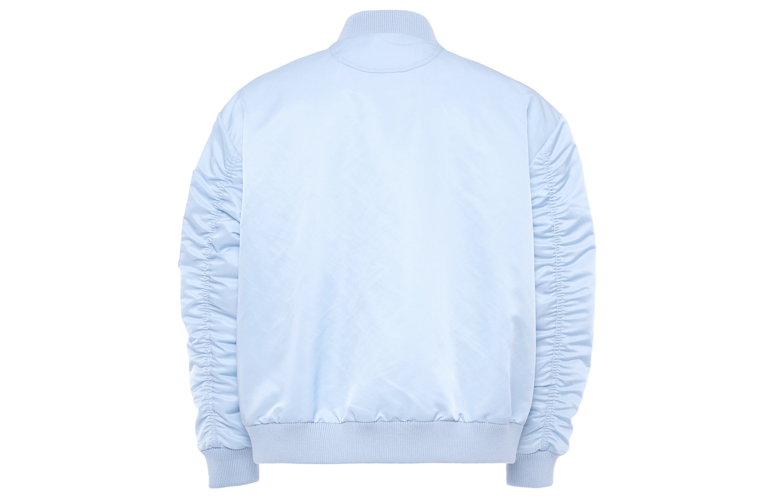 Lookbook (W) FILA Jaket Kerah Tinggi Resleting Warna Solid - Haze Blue. F11W415902F-BU