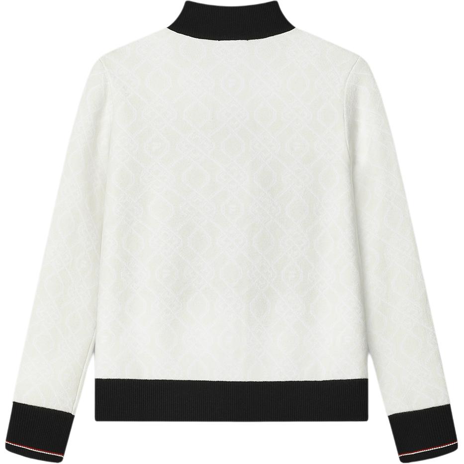 Lookbook (W) FILA Striped Casual Knit Sweater - Putih Steam. F11W411407F-IV