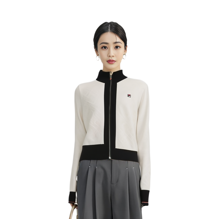 Purchase (W) FILA Striped Casual Knit Sweater - Putih Steam. F11W411407F-IV