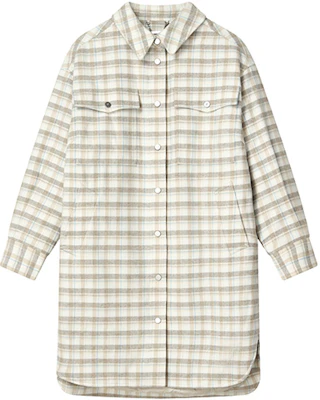 (W) FILA 時尚保暖襯衫領印花棉質外套奶油白 F11W247905F-IV Buy (W) FILA 時尚保暖襯衫領印花棉質外套奶油白 F11W247905F-IV