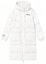 Order (Women) FILA White Logo Print Hooded Loose Fit Down Jacket. F51W349906A-WT