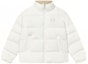 Order (Women) FILA White Puffer Down Jacket with Logo Print and High Collar. F11W349907FWT
