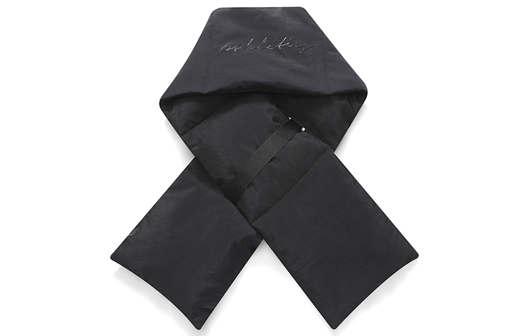 (Women) FILA  Winter Black Down Jacket with Detachable Scarf - Casual Athletic Style A11W141918F-BK 圖 4