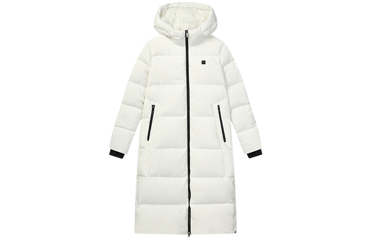 (Women) FILA  Winter Long Hooded Down Jacket White F11W147905F-WT