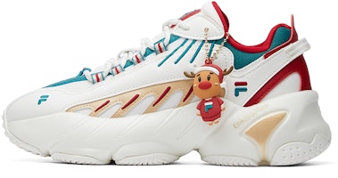 (Women) FILA ADE XMS Low-Top White/Green/Red F12W111225FBD (Women) FILA ADE XMS Low-Top White/Green/Red F12W111225FBD