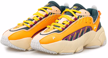 Order FILA FUSION斐樂潮牌 ADE 低幫 跑步鞋 女款 黃綠紫