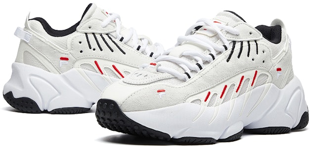 (W) 斐乐ADE复古低帮跑鞋 白色 F12W011102FWT Lookbook (W) 斐乐ADE复古低帮跑鞋 白色 F12W011102FWT