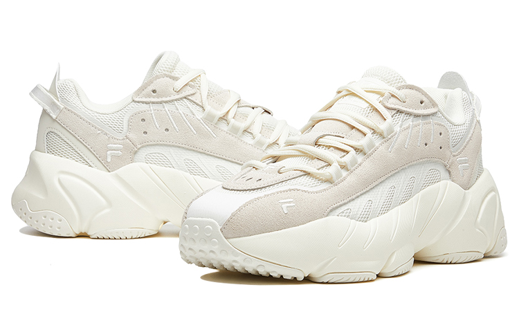 Shop (W) FILA ADEレトロ ロー "ライトホワイト" F12W021103FSW