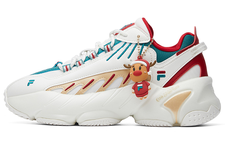 (Women) FILA ADE XMS Low-Top White/Green/Red F12W111225FBD