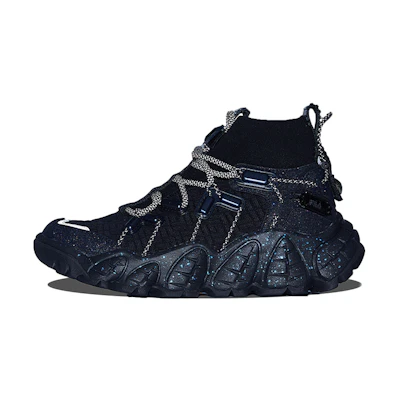 (W) FILA Apennines Low Top Clunky Shoes Black