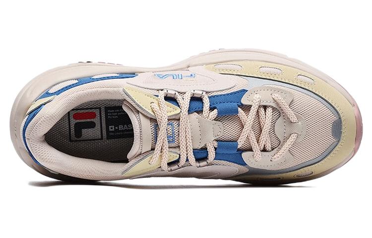 Shop (W) FILA Arch Sneakers 'Merah Jambu Biru Kuning' F12W241118FWS