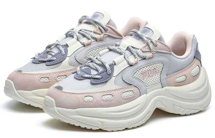 Lookbook (W) 휠라 아치 빈티지 슈즈 '핑크 퍼플 화이트' F12W221118FLS