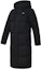 Shop (Women) FILA Athletics Long Down Jacket Hooded Solid Black Warm Coat. A11W242908F-BK